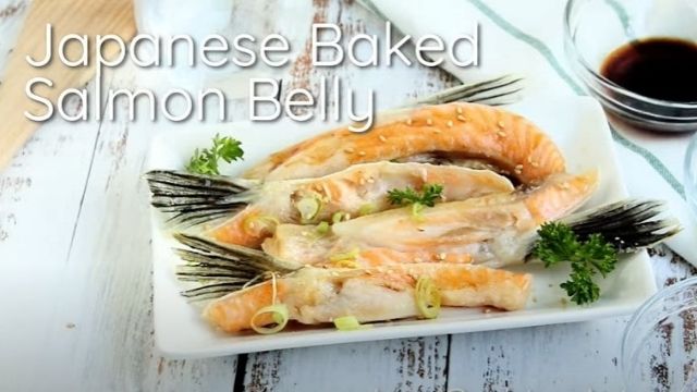 Baked Japanese Salmon Belly Recipe