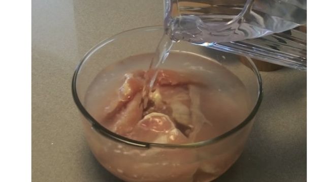 Brined Chicken Breast Making For Frying