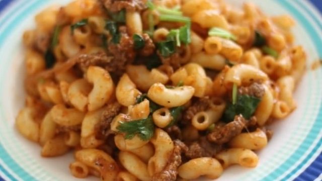 Pasta Stir-Fry With Ground Beef Recipe