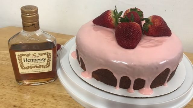 Easy Strawberry Hennessy Cake Recipe