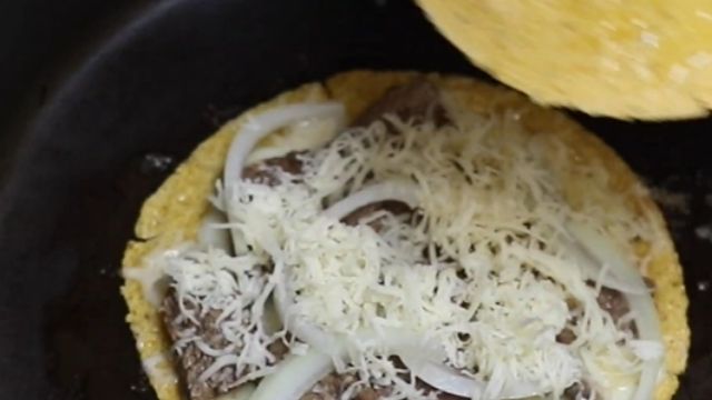 Mexican Mulitas Taco Making