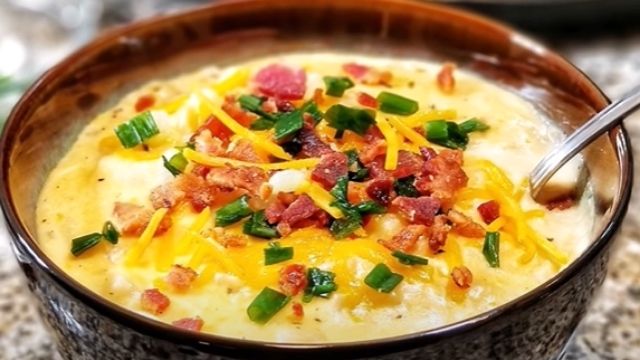 Easy Rafferty's Potato Soup Recipe With Nutrition Information

