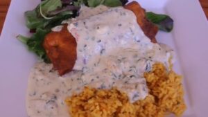 Best Seafood Chimichanga Recipe With White Cream Sauce