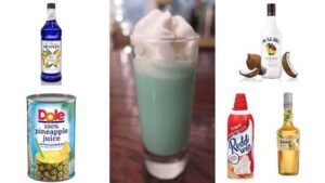 4 Best Scooby Snack Drink Recipe With  Blue Curacao, Milk, Half & Half, And Watermelon Pucker