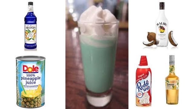 Blue Scooby Snack Drink Recipe With Blue Curacao