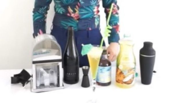 Castaway Cocktail Recipe With Sparkling Wine