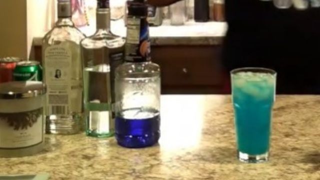 Epic Blue Motorcycle Cocktail Recipe