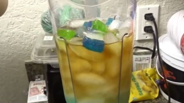 Incredible Hulk Frozen Drink Recipe With Jolly Rancher