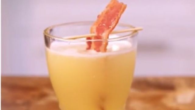 Bacon-Infused Vodka Breakfast Shot Recipe
