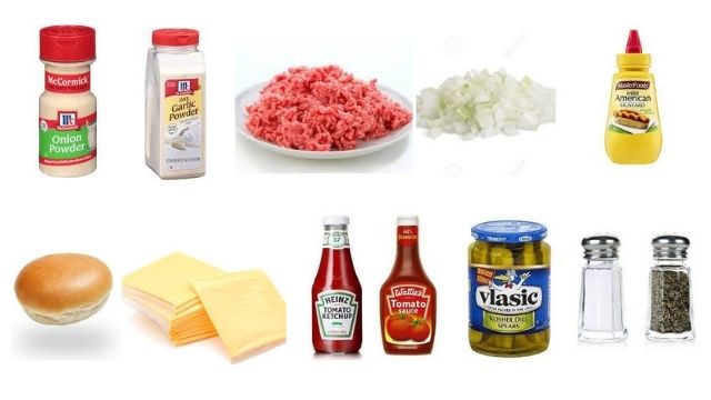 McDonald's Cheeseburger Recipe Ingredients