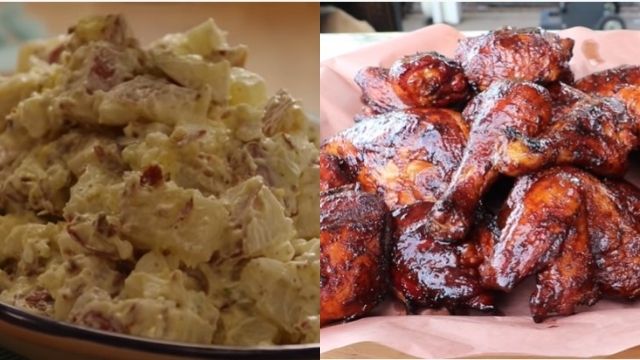 Red Hot And Blue Redskin Potato Salad Recipe With BBQ