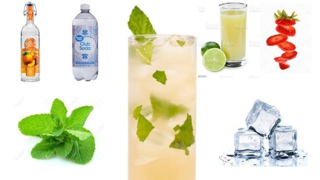 Georgia Peach Cocktail Drink Recipe With Vodka 360