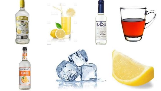 John Daly Cocktail Drink Recipe With Citrus Vodka Ingredients