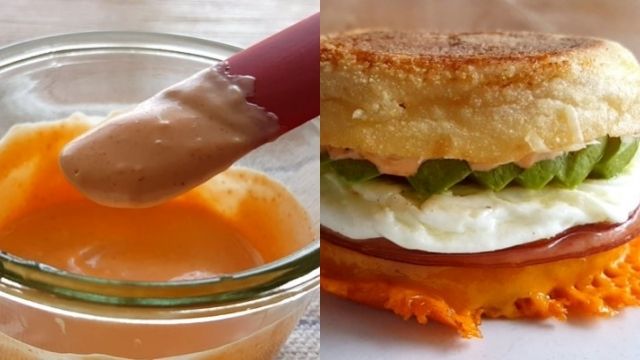 Spicy Breakfast Sandwich Sauce Recipe With Sandwich