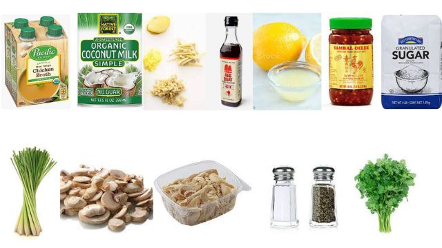Chinese Coconut Chicken Soup Recipe Ingredients