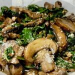 Garlic Mushroom & Spinach For Optavia Lean And Green Omelette As A Side Dish