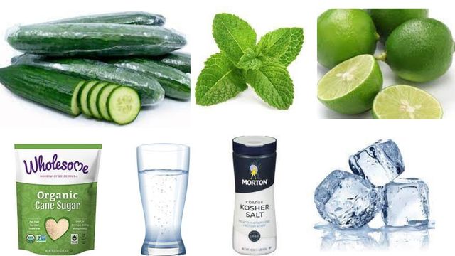 Cava Cucumber Mint Lime Recipe Ingredients