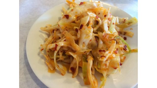 Lao Sze Chuan Spicy Cabbage Recipe