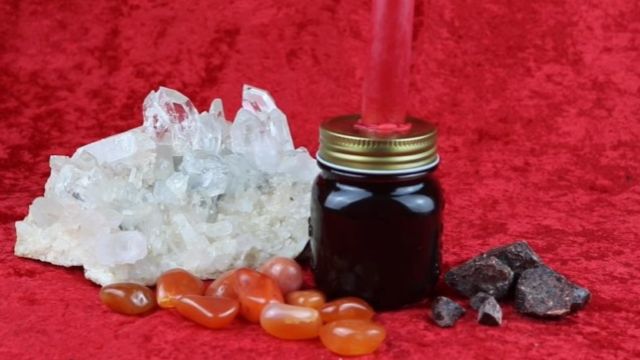 Burn Candle Over The Oil To Charge It With Intention