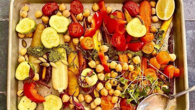 Roasted Vegetables For Honey Aleppo Sauce