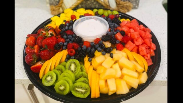 Fruit platter For Buffalo Wild Wings Spicy Passion Fruit Margarita As a Side