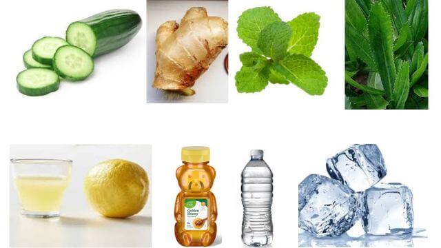 Cucumber Mint Juice Ingredients