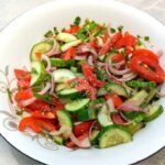 Cucumber Tomato Onion Salad Recipe