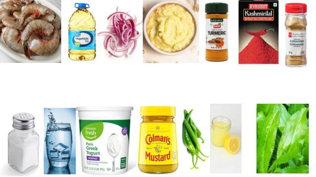 Mustard Shrimp Recipe Ingredients